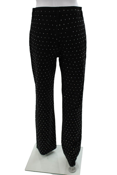 We Wore What Womens Spotted Cotton Set Black Button Pants Size 26