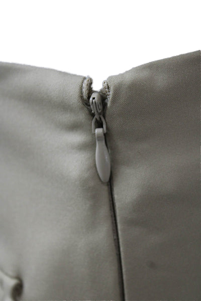 MNG Womens Cargo Skirt Beige Short Size 2