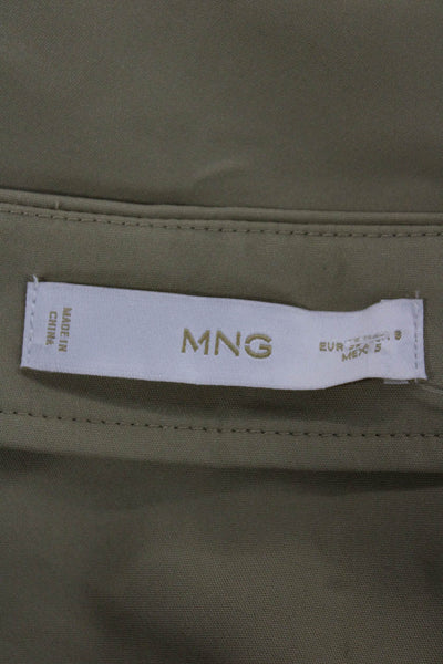 MNG Womens Cargo Skirt Beige Short Size 2