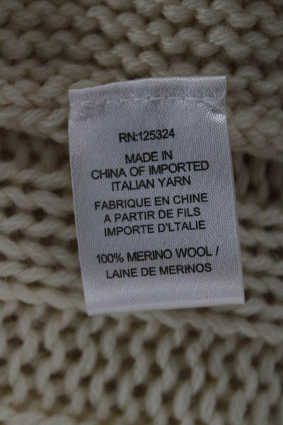 Haute Hippie Womens Ivory Flare Skirt Merino Wool Pull On Size XS
