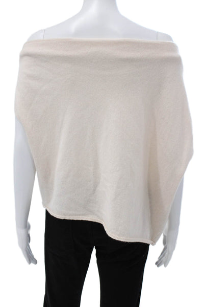 Ulla Johnson Women Henley Cotton Basic T-Shirt 3/4 Sleeve Ivory Size M