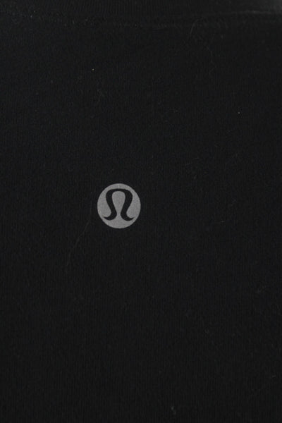 Lululemon Women Black Pullover Long Sleeve Crew Neck Polyester Casual Size S