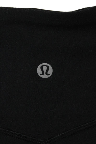 Lululemon Womens Black Jogger Pants Polyester Pull On Size 6