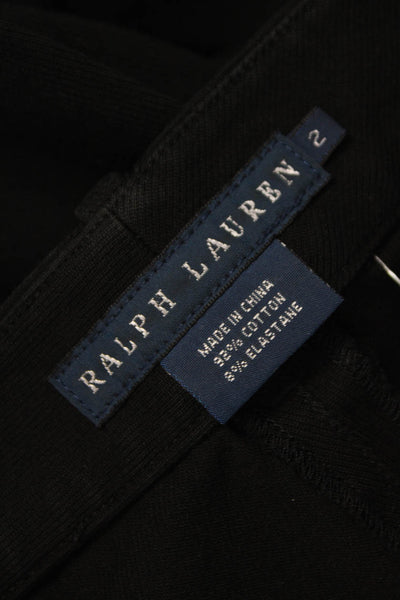 Ralph Lauren Women Gray Leggings 92% Cotton Size 2