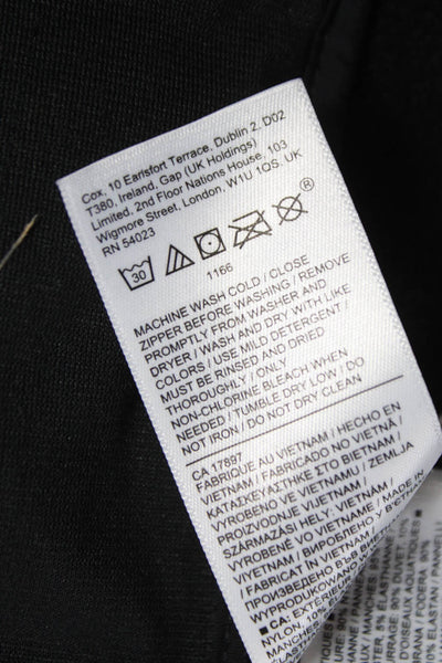 Athleta Womens Basic Jacket Black Nylon Long Sleeve Zip Size XS