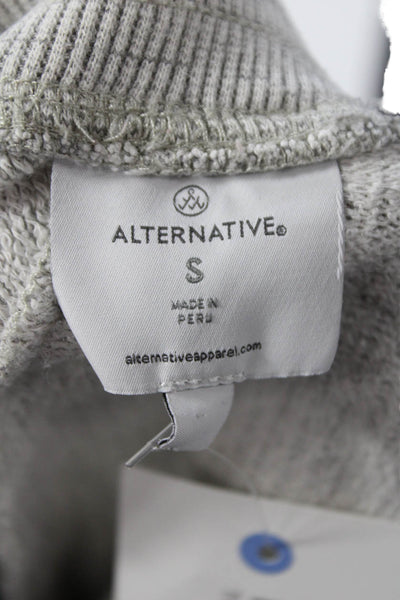Alternative Unisex Adults Gray Organic Cotton Jogger Pants Drawstring Size S