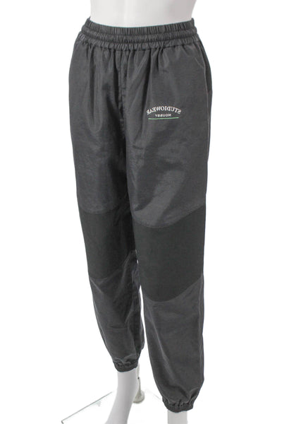 Moussy Women Jogger Pants Gray Colorblock Polyester Pull On Size XS