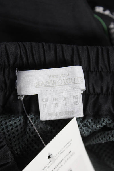 Moussy Women Jogger Pants Gray Colorblock Polyester Pull On Size XS