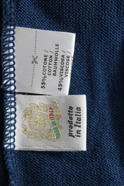 Jennifer Tyler Women Basic Sleeveless Blue Round Neck Tank Size 48