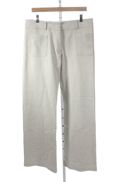 Sharis Mens Chino Pants Beige High Rise 34 Inseam 98% Cotton Size 48