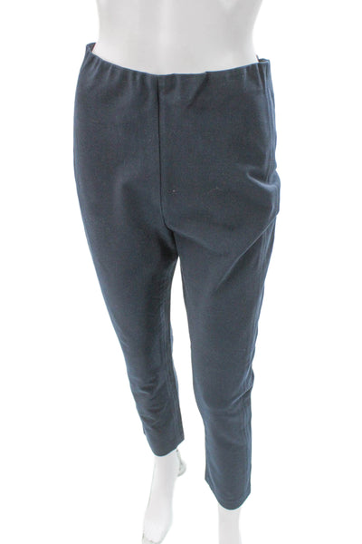 Derek Lam 10 Crosby Women Ankle Leggings Blue Stretch Knit Size 8