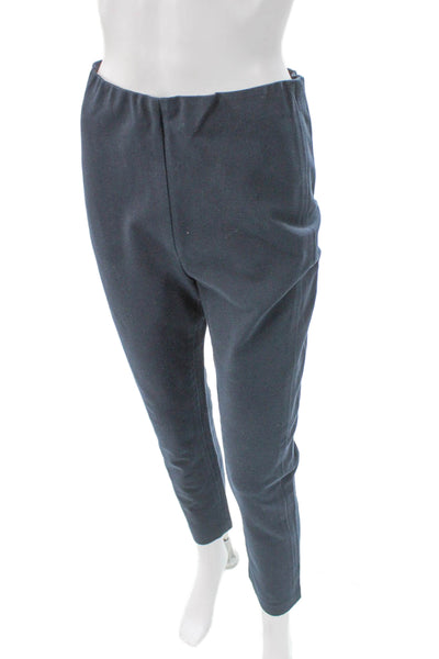 Derek Lam 10 Crosby Women Ankle Leggings Blue Stretch Knit Size 8