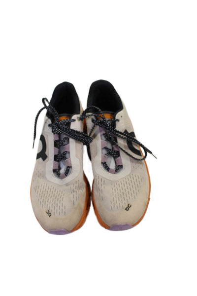 On Cloud Womens Lace Up Cloud Master Running Sneakers Shoes Orange Size 9