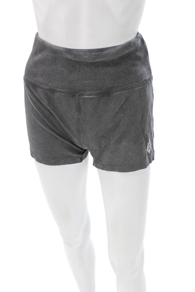 FP Movement Women Athletic Black Polyester Shorts Petites Size S