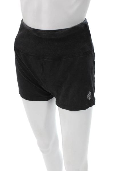 FP Movement Women Athletic Black Polyester Shorts Petites Size S
