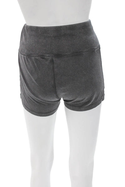 FP Movement Women Athletic Black Polyester Shorts Petites Size S