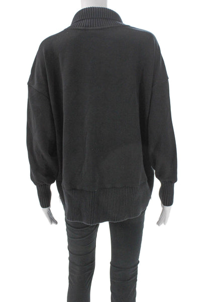 Varley Womens Gray Turtleneck Pullover Long Sleeve Size XS