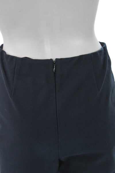 Derek Lam 10 Crosby Women Ankle Leggings Blue Stretch Knit Size 8