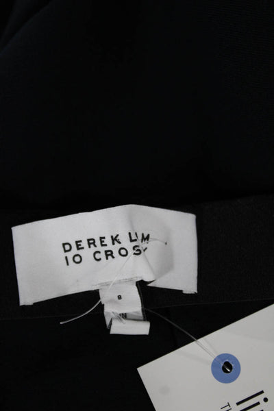 Derek Lam 10 Crosby Women Ankle Leggings Blue Stretch Knit Size 8