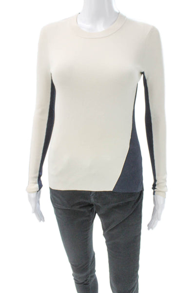 Rag & Bone Women Pullover Ivory Merino Wool Petites Size XS