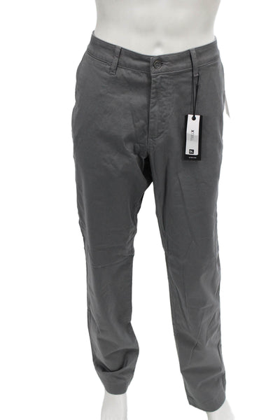 DL1961 Mens Chinos Gray Button Fly 32 Inseam Size 38