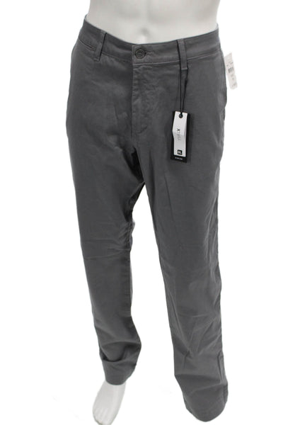 DL1961 Mens Chinos Gray Button Fly 32 Inseam Size 38