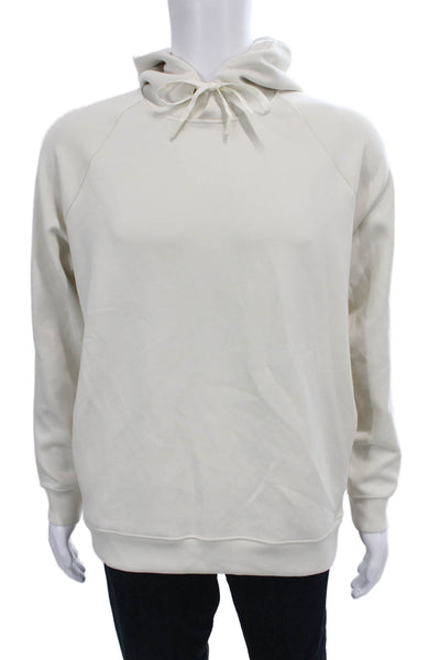 Lululemon Unisex Adults Beige Pullover Hoodie Recycled Polyester Size M