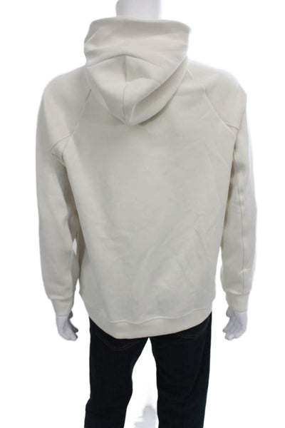 Lululemon Unisex Adults Beige Pullover Hoodie Recycled Polyester Size M