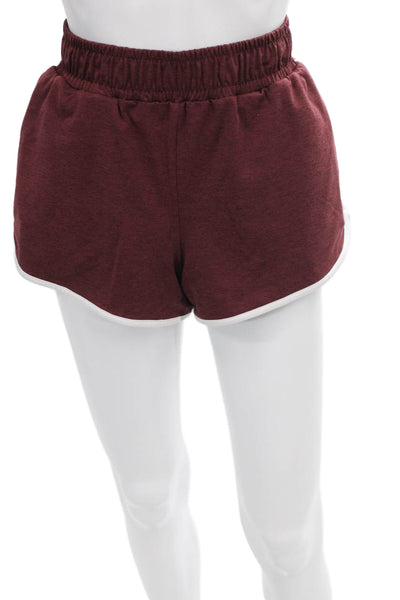Varley Women Athletic Red Polyester Shorts Size S