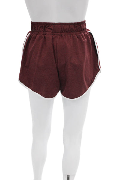 Varley Women Athletic Red Polyester Shorts Size S