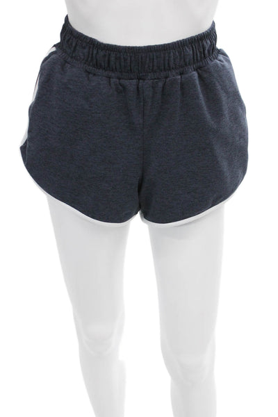 Varley Women Athletic Blue Polyester Shorts Size S