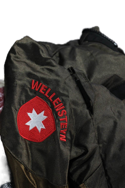 Wellensteyn Womens Military Jacket Brown Long Sleeve Button Size XS