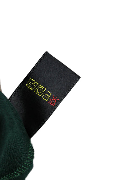 Ralph Lauren Black Label Women Basic Green Cotton Long Sleeve T-Shirt Size M