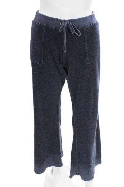 Juicy Couture Womens Blue Cotton Track Pants Size L