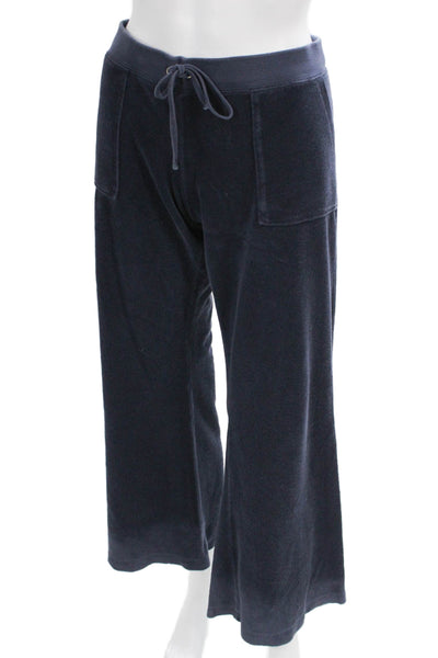 Juicy Couture Womens Blue Cotton Track Pants Size L