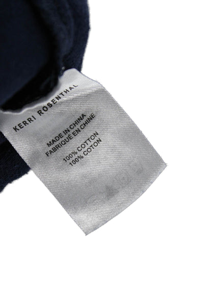 Kerri Rosenthal Womens Sweatpants Blue 100% Cotton Pull On Size XS
