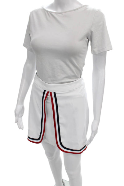 G/Fore Women Athletic White Polyester Skort Size 10