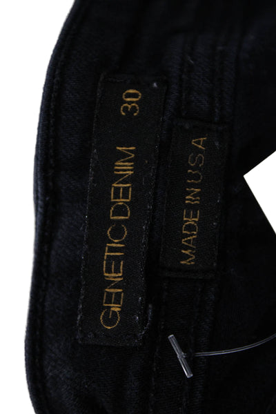 Genetic Denim Womens Black Bootcut Jeans Mid Rise Size 30