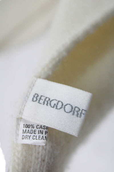 Bergdorf Goodman Unisex Adults Cashmere Neck Scarf Beige Size 60X11"