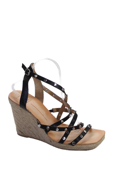 Dolce Vita Womens Studded Strappy Sandals Black Size 11M