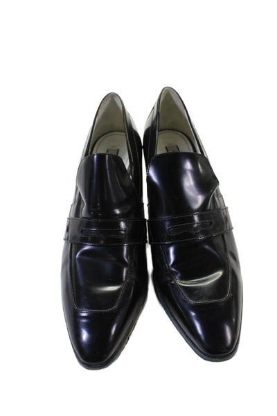 Paul Smith Womens Leather Pointed Toe Heels Black Size 40 10