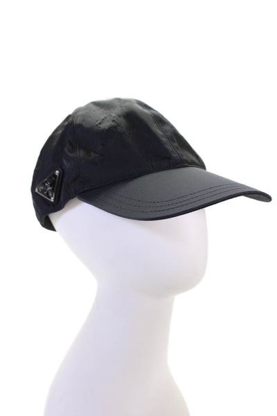 Prada Unisex Adults Solid Adjustable Baseball Cap Black Size M