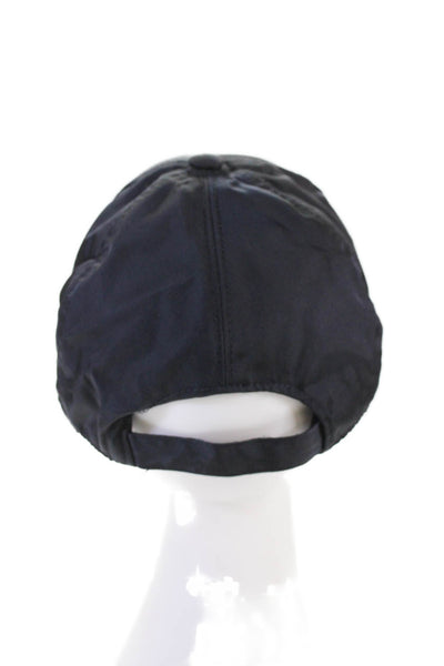 Prada Unisex Adults Solid Adjustable Baseball Cap Black Size M