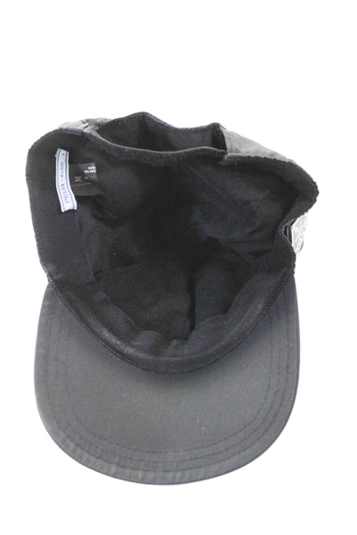 Prada Unisex Adults Solid Adjustable Baseball Cap Black Size M