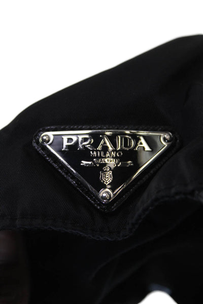 Prada Unisex Adults Solid Adjustable Baseball Cap Black Size M