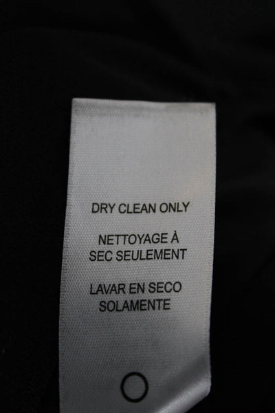 Frame Women Black Sweatpants Drawstring Waist 77% Viscose Size L