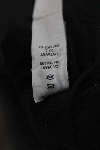 Lululemon Womens Athletic Black Polyester Shorts Zip Size 6