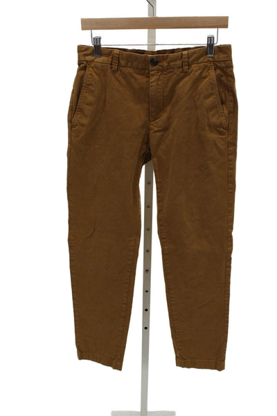 Brooks Brothers Mens Chino Pants Brown 98% Cotton 2% Spandex Size 31