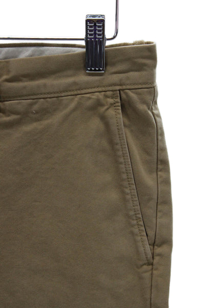 J Crew Mens Chino Pants Beige 100% Cotton Button Closure Size 30