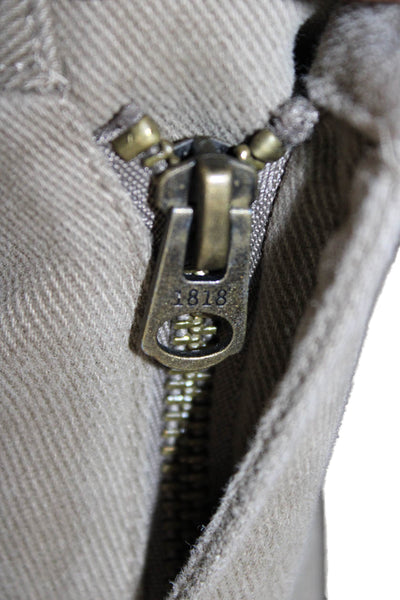 Brooks Brothers Mens Chino Pants Brown Button Cotton Size 30